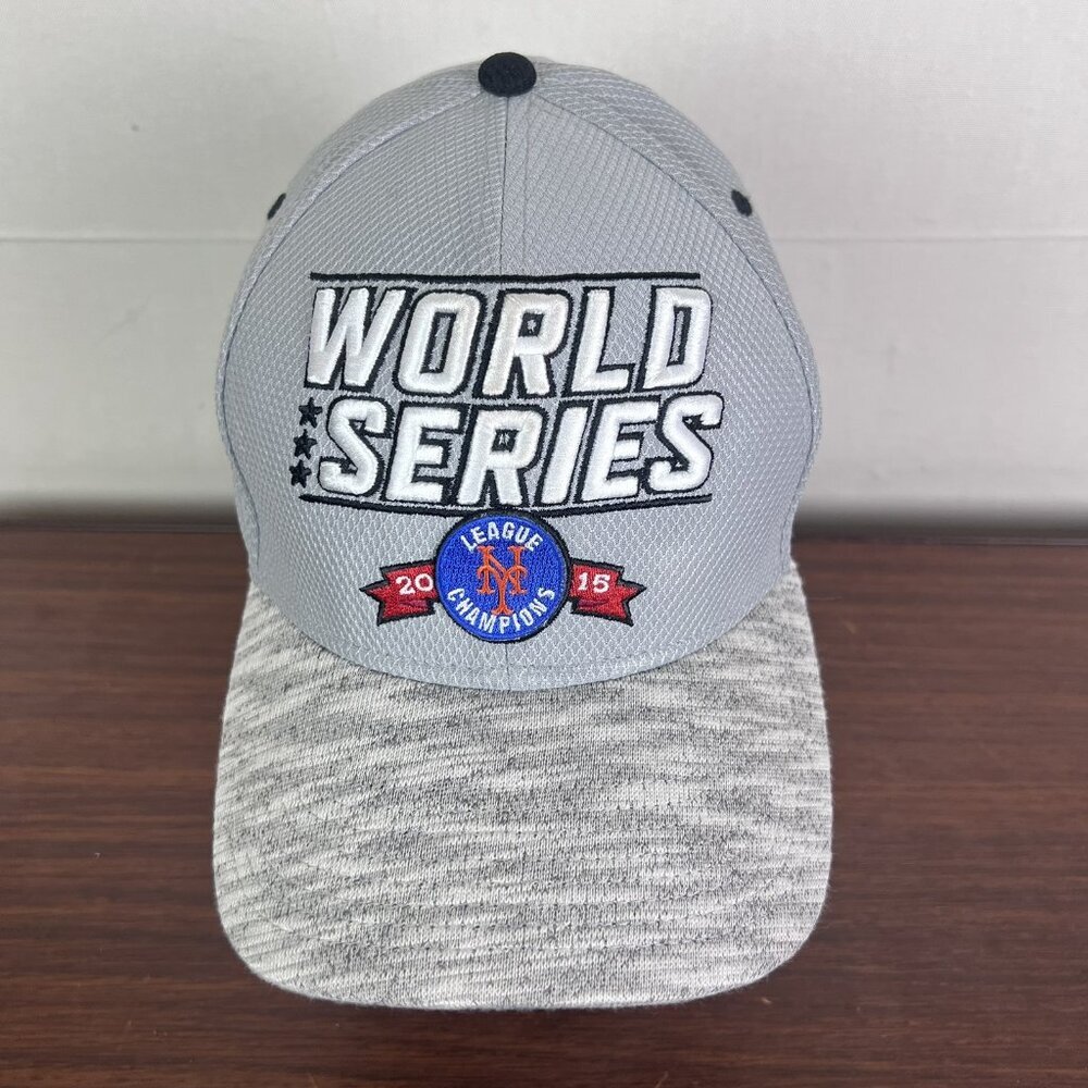 New York Mets 2015 World Series League Champion Fitted On-Field Hat Size‎ OSFM - Picture 2 of 14